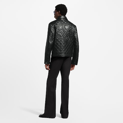 Prêt-à-Porter Manteaux et Blousons Blouson matelassé en cuir | Louis Vuitton ® (Zoom produit)