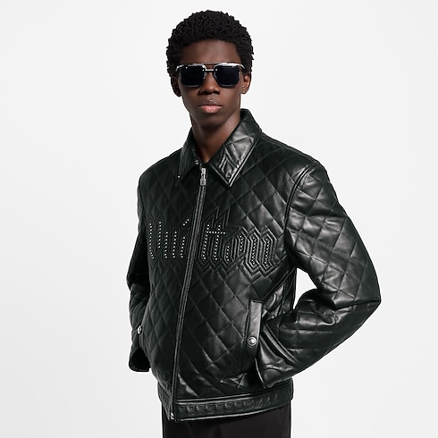 Prêt-à-Porter Manteaux et Blousons Blouson matelassé en cuir | Louis Vuitton ® (Zoom produit)