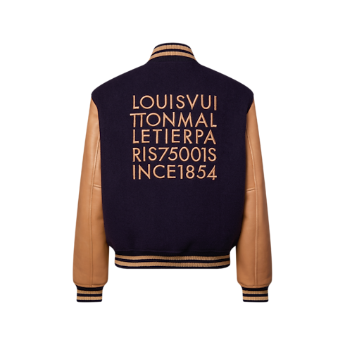 Prêt-à-Porter Manteaux et Blousons Blouson varsity à broderies | Louis Vuitton ® (Zoom produit)