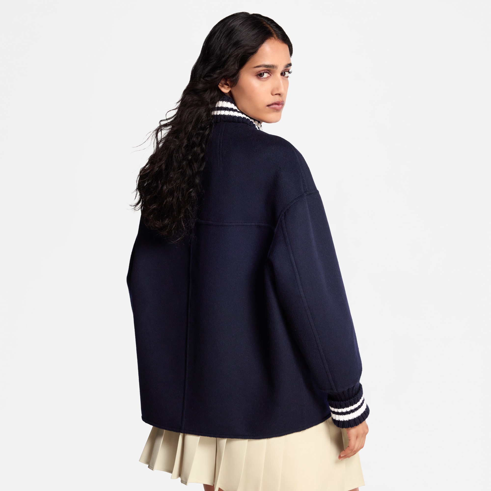  Prêt-à-Porter Manteaux et Vestes Blouson varsity double-face | Louis Vuitton ® (Zoom produit)