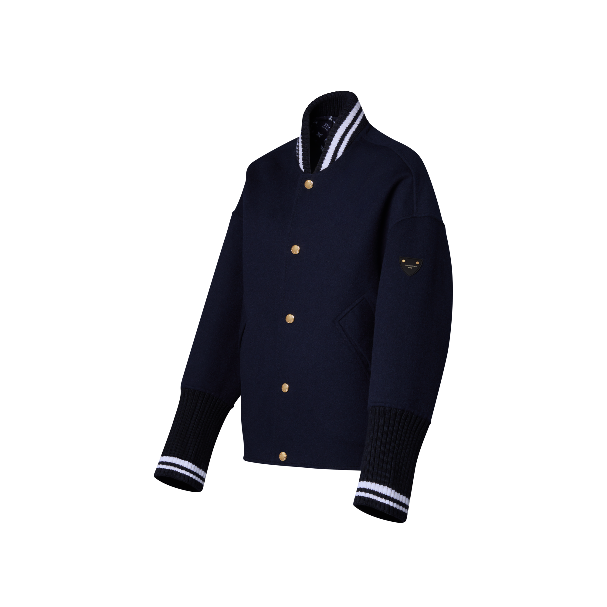  Prêt-à-Porter Manteaux et Vestes Blouson varsity double-face | Louis Vuitton ® (Zoom produit)