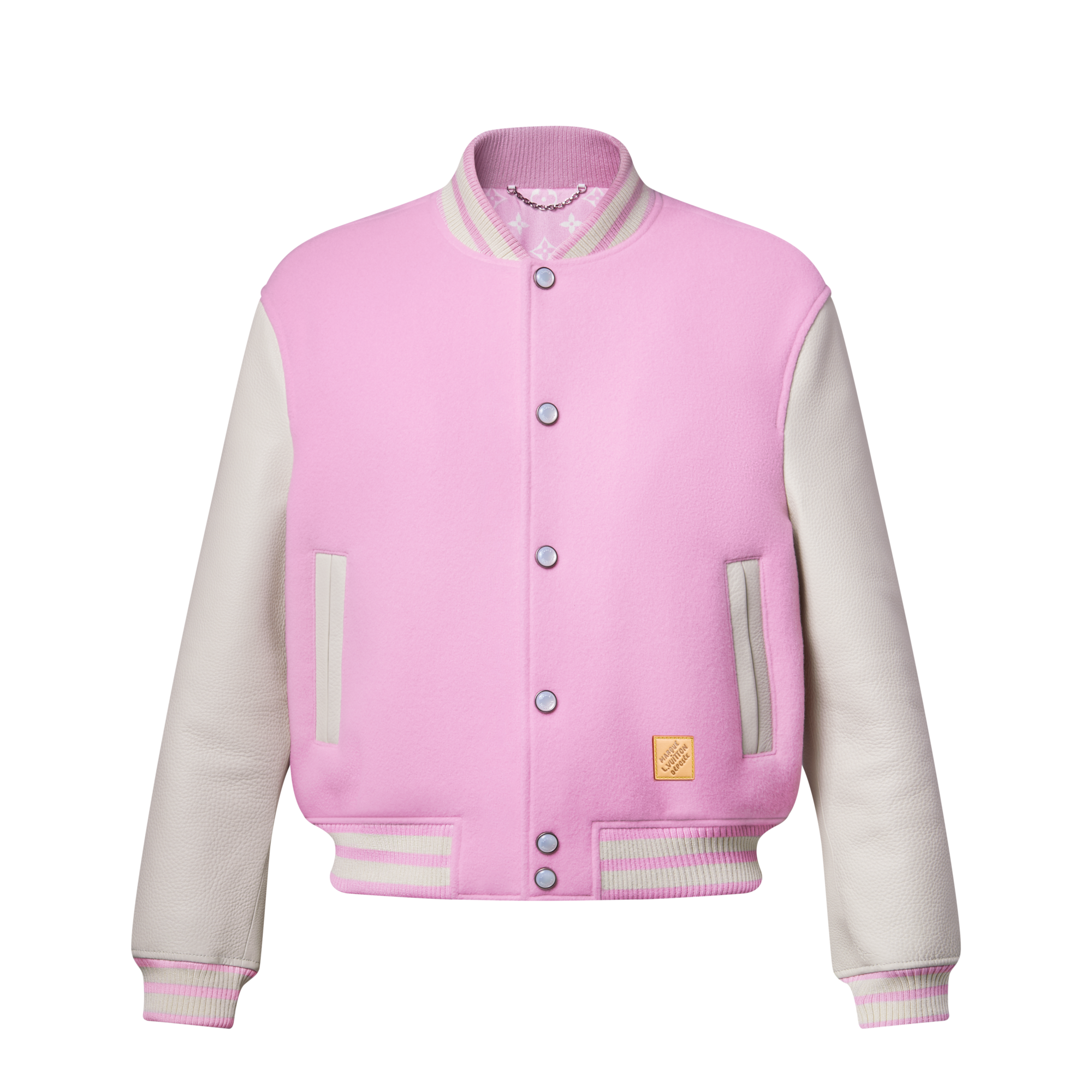  Prêt-à-Porter Manteaux et Blousons Blouson varsity emblématique en cuir | Louis Vuitton ® (Zoom produit)