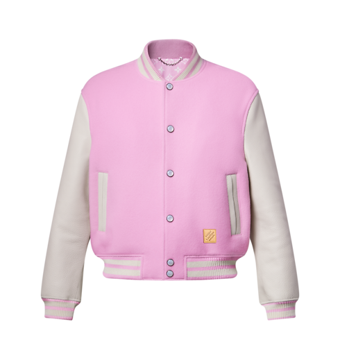 Prêt-à-Porter Manteaux et Blousons Blouson varsity emblématique en cuir | Louis Vuitton ® (Zoom produit)