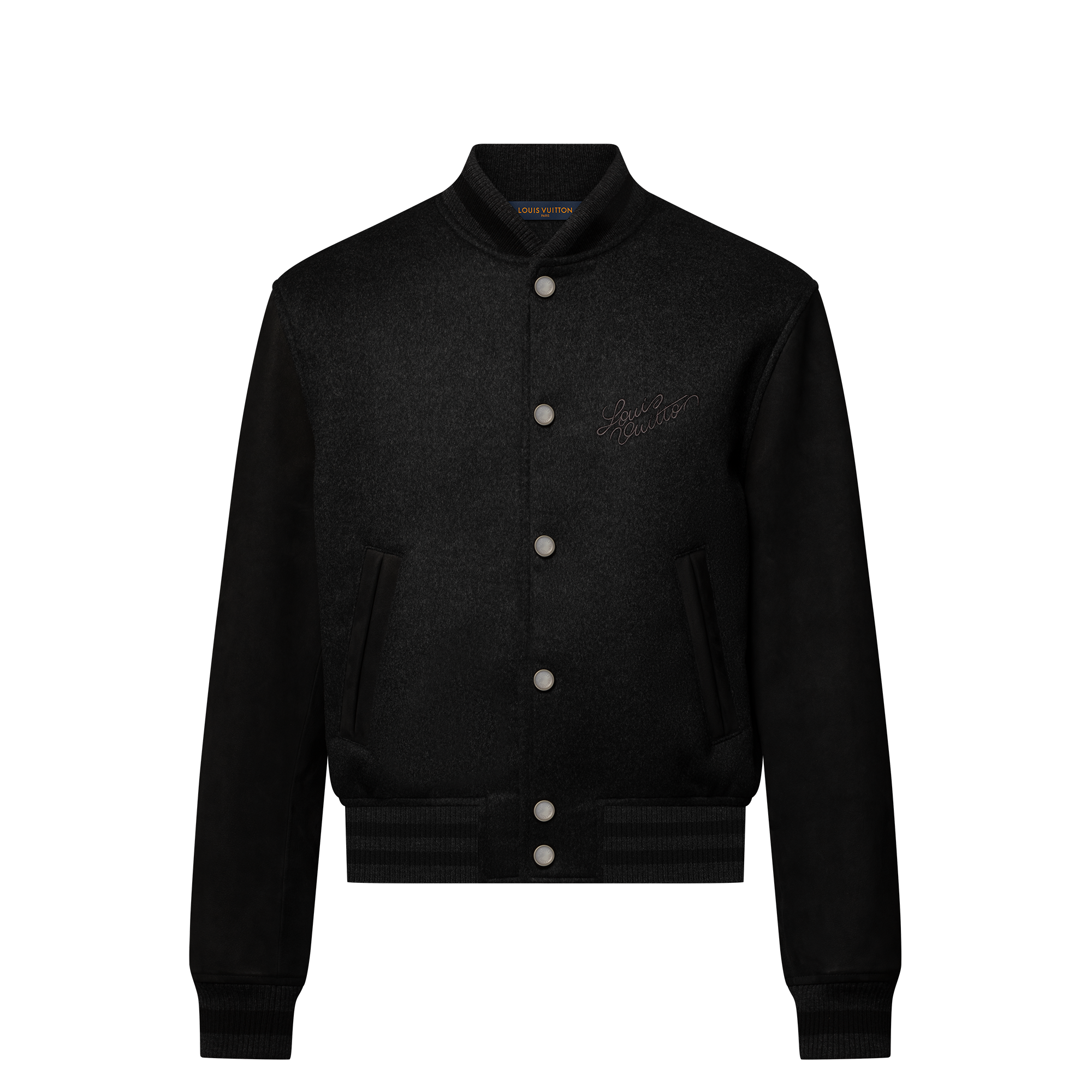  Prêt-à-Porter Manteaux et Blousons Blouson varsity en cuir | Louis Vuitton ® (Zoom produit)