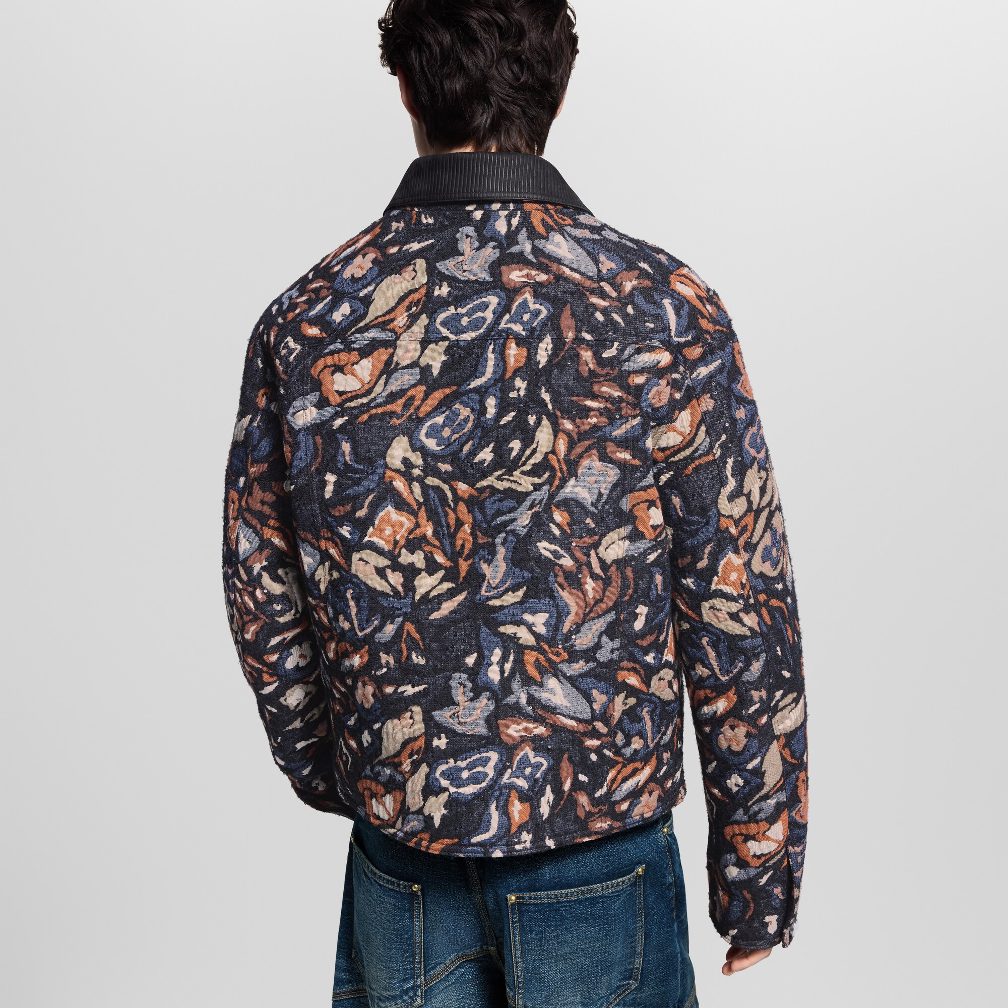  Prêt-à-Porter Manteaux et Blousons Blouson workwear à ornements en sequins | Louis Vuitton ® (Zoom produit)