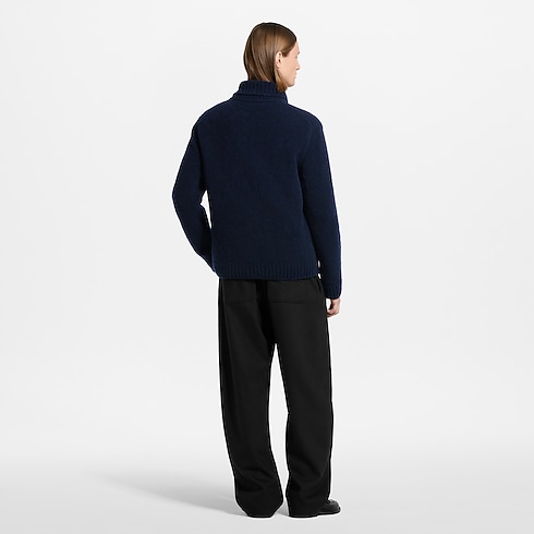 Prêt-à-Porter Manteaux et Blousons Blouson zippé à signature brodée | Louis Vuitton ® (Zoom produit)