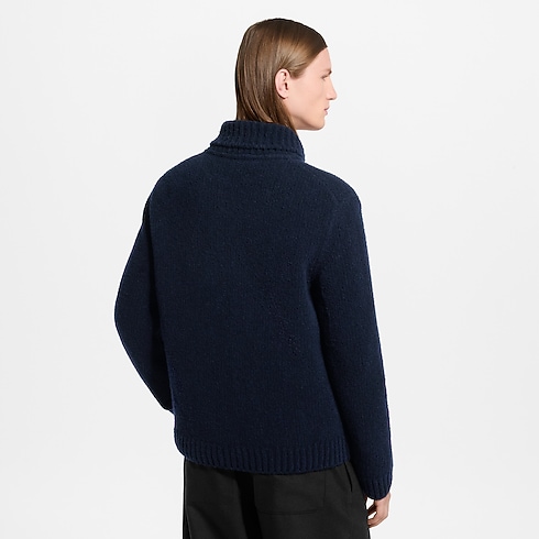 Prêt-à-Porter Manteaux et Blousons Blouson zippé à signature brodée | Louis Vuitton ® (Zoom produit)