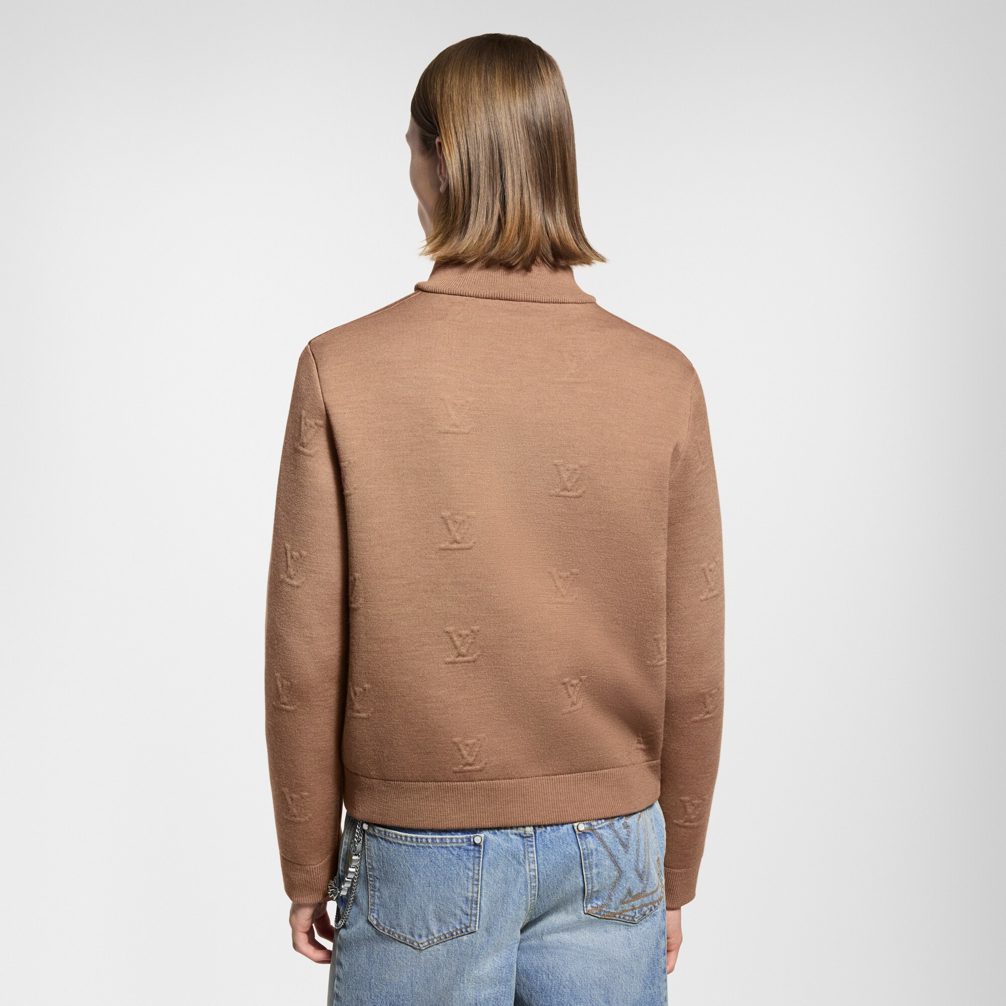  Homme Spring 2025 Collection Blouson zippé LV Blason | Louis Vuitton ® (Zoom produit)