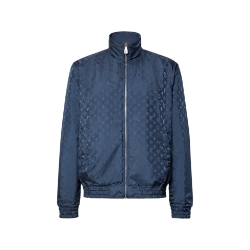 Blouson zippé Monogram réversible en nylon autre vue