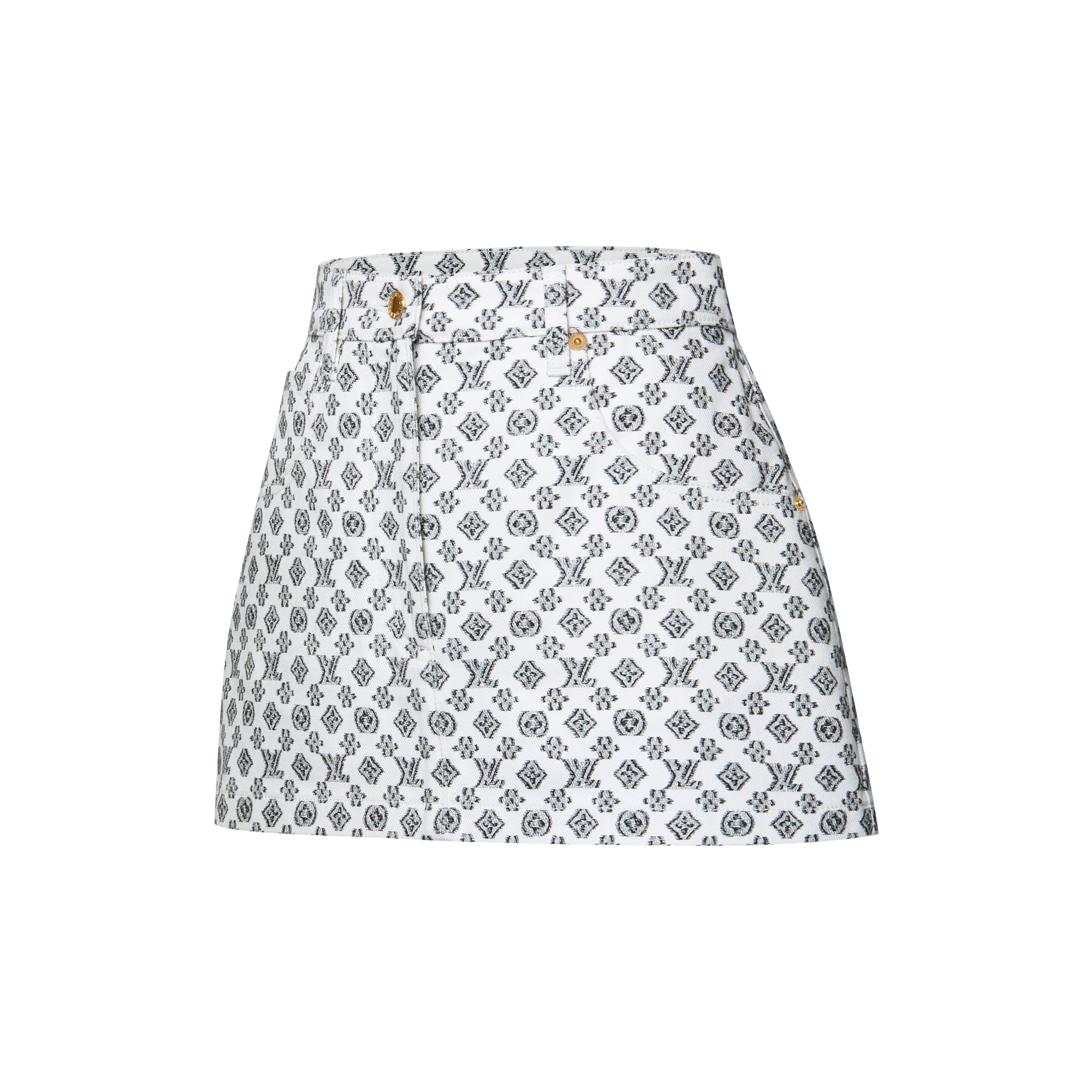  Ready-to-Wear Skirts and Shorts Blurry Monogram Mini Skirt | Louis Vuitton ® (Product zoom)