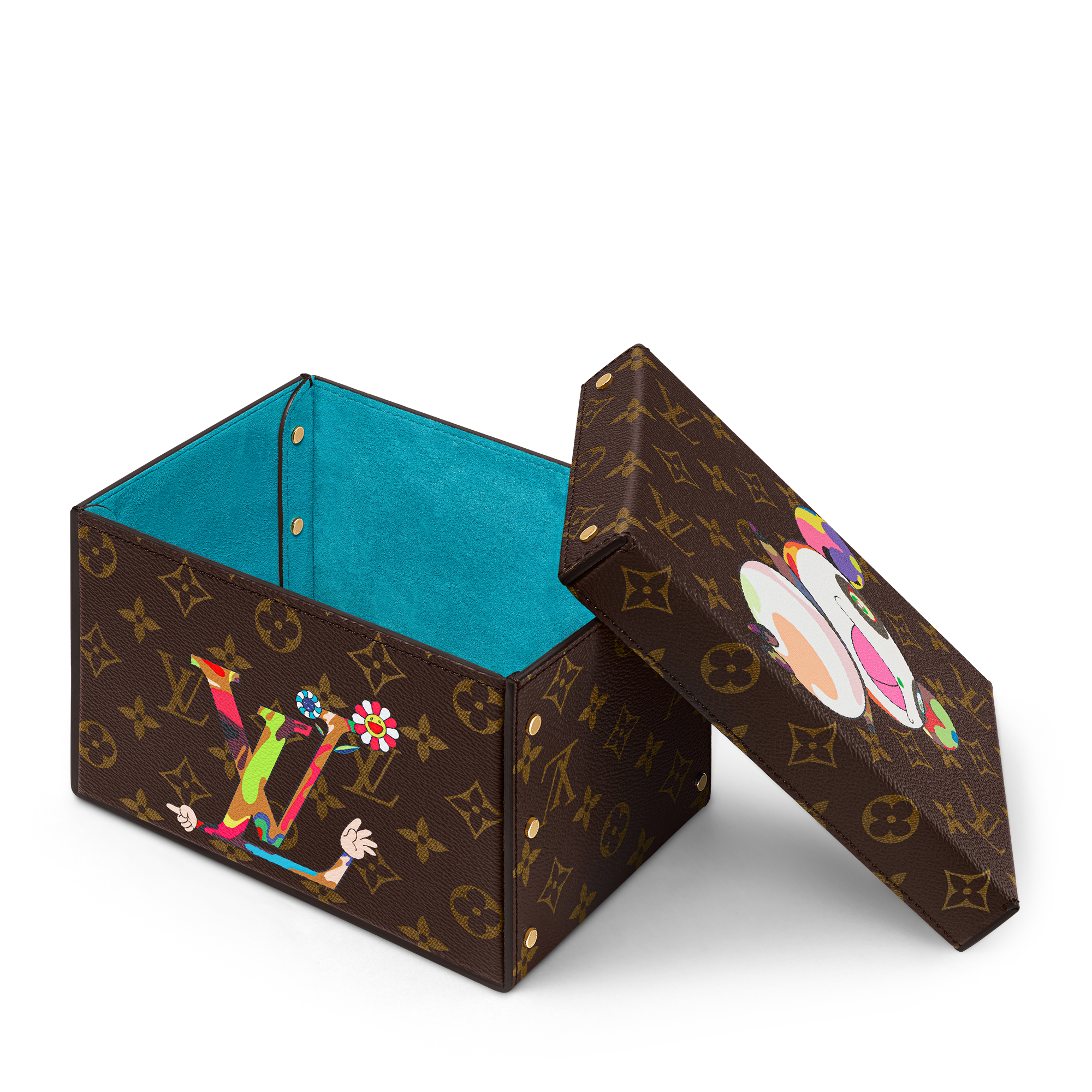  Livres Beaux Livres Boîte en carton Superflat Characters LV x TM | Louis Vuitton ® (Zoom produit)