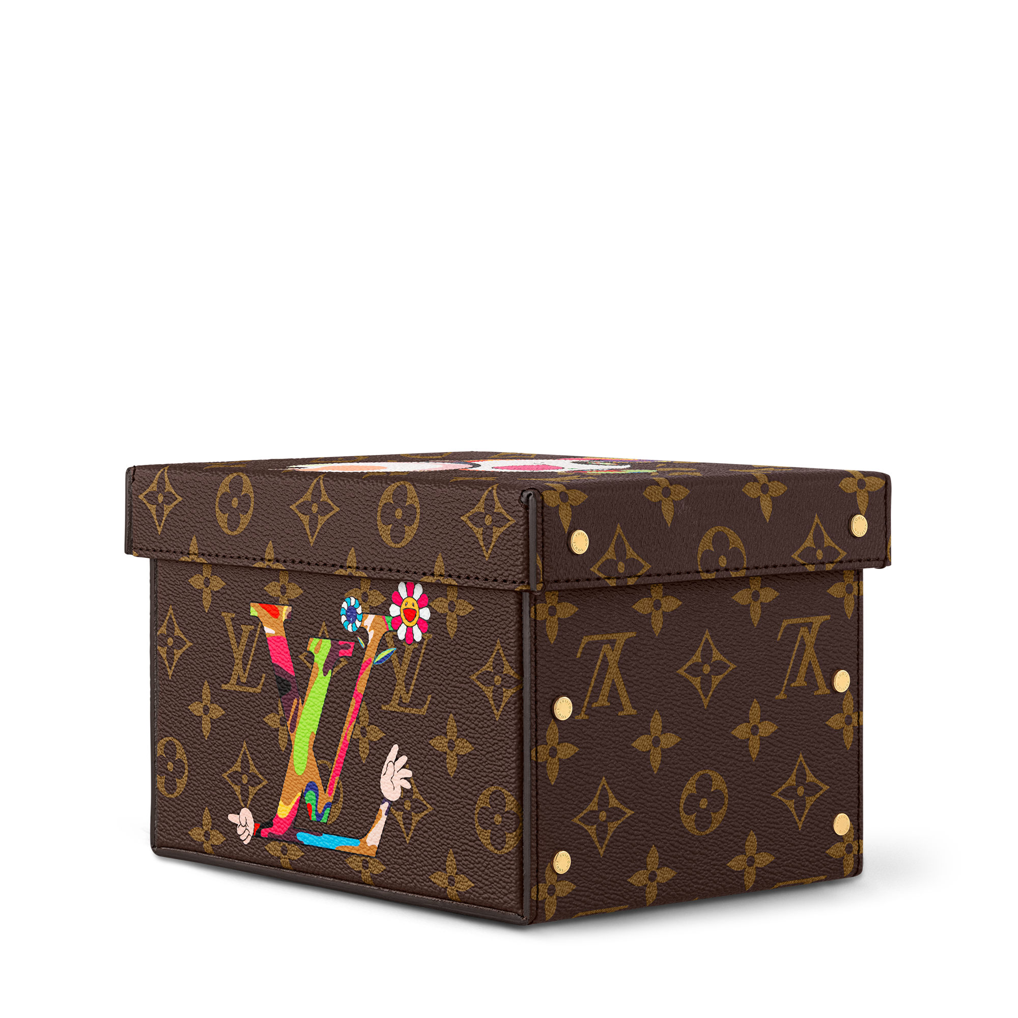  Livres Beaux Livres Boîte en carton Superflat Characters LV x TM | Louis Vuitton ® (Zoom produit)