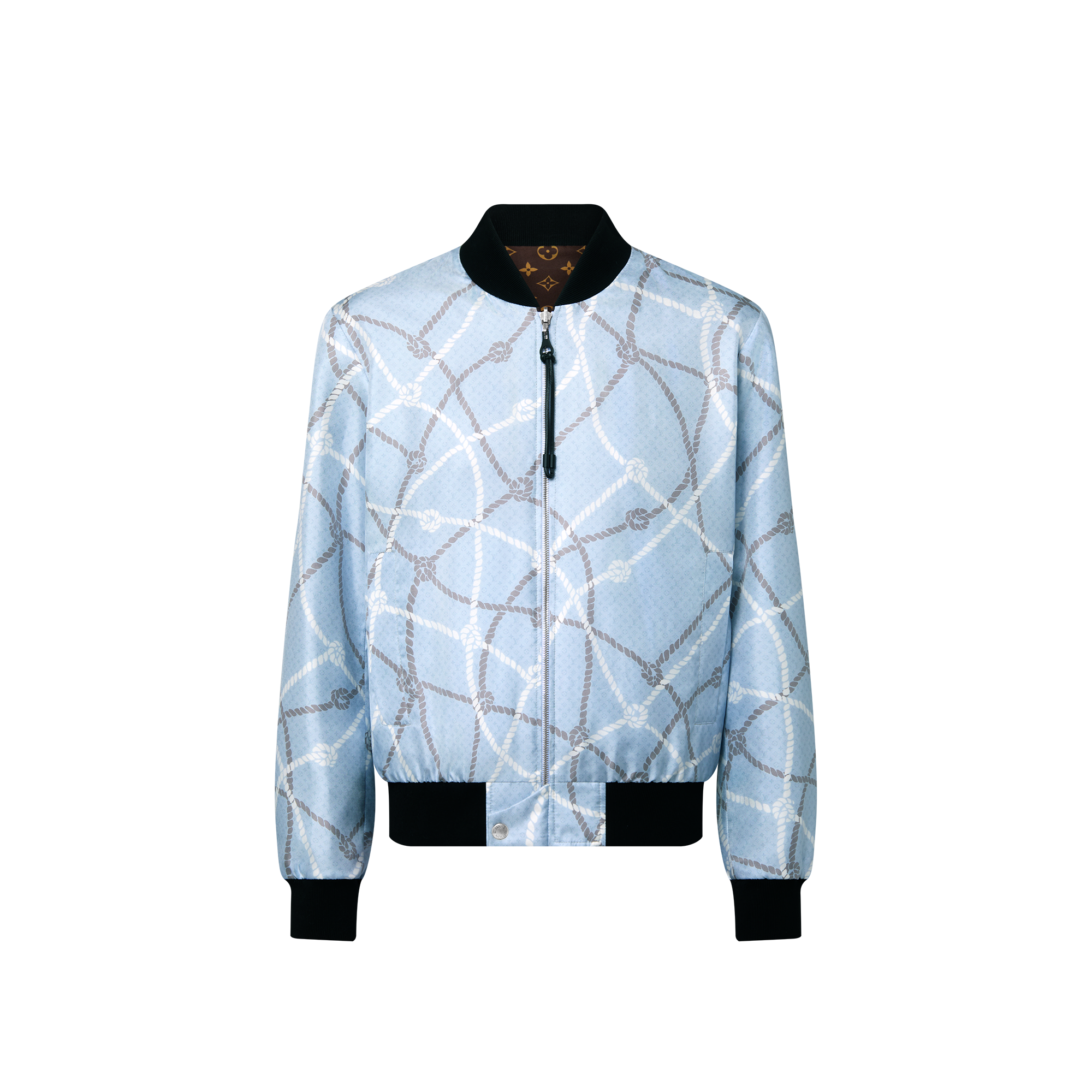  Prêt-à-Porter Manteaux et Vestes Bomber aviateur motif cordes réversible | Louis Vuitton ® (Zoom produit)