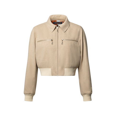 Prêt-à-Porter Manteaux et Vestes Bomber réversible en flanelle | Louis Vuitton ® (Zoom produit)