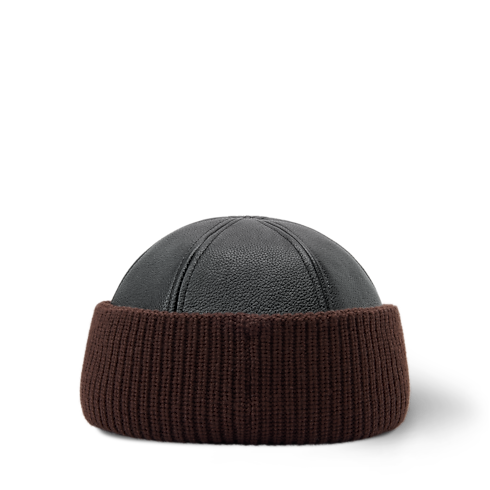 S00 Accessoires Chapeaux et Gants Bonnet LV Artic en maille et en cuir | Louis Vuitton ® (Zoom produit)
