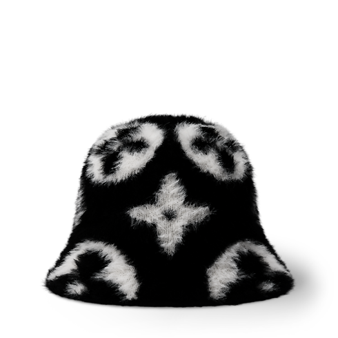 S00 Accessoires Chapeaux et Gants Bonnet LV Fluffy Monogram | Louis Vuitton ® (Zoom produit)