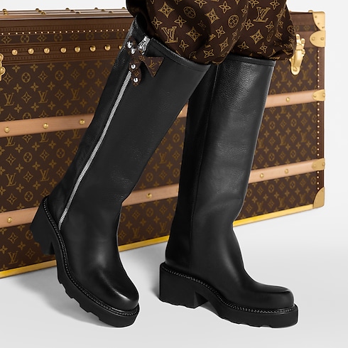 Souliers Bottes et Bottines Botte haute LV Beaubourg | Louis Vuitton ® (Zoom produit)
