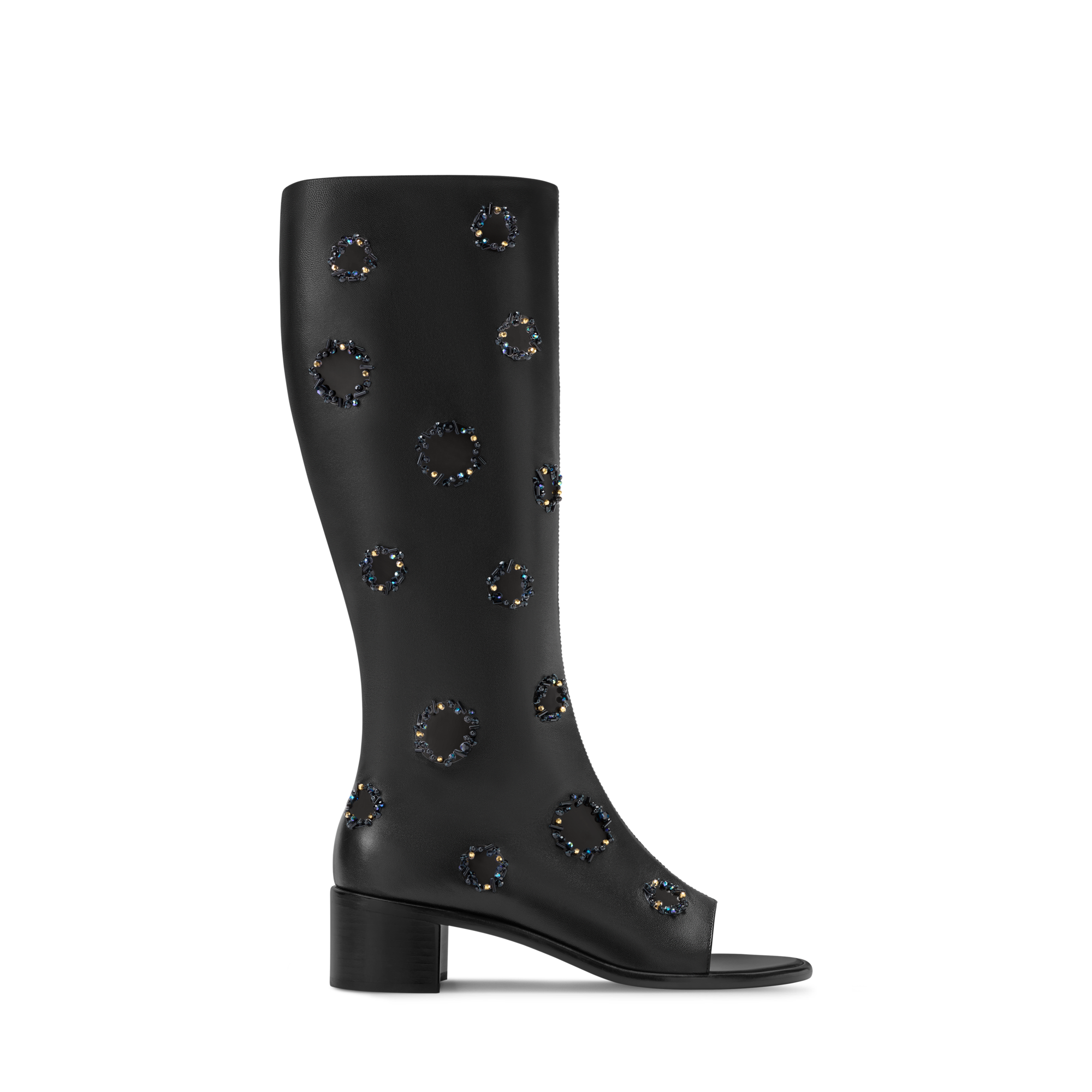  Souliers Bottes et Bottines Botte Talisman à bout ouvert | Louis Vuitton ® (Zoom produit)