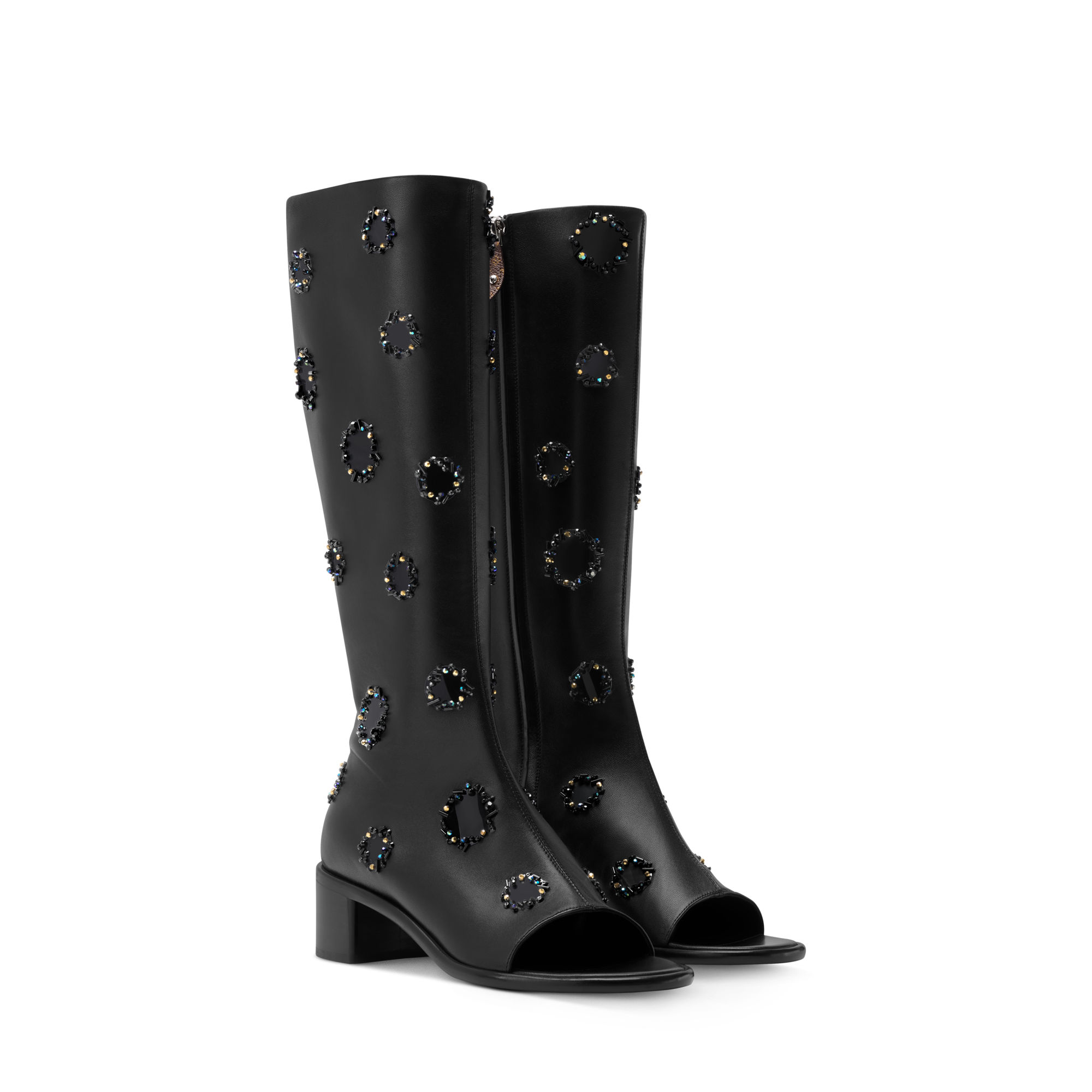  Souliers Bottes et Bottines Botte Talisman à bout ouvert | Louis Vuitton ® (Zoom produit)