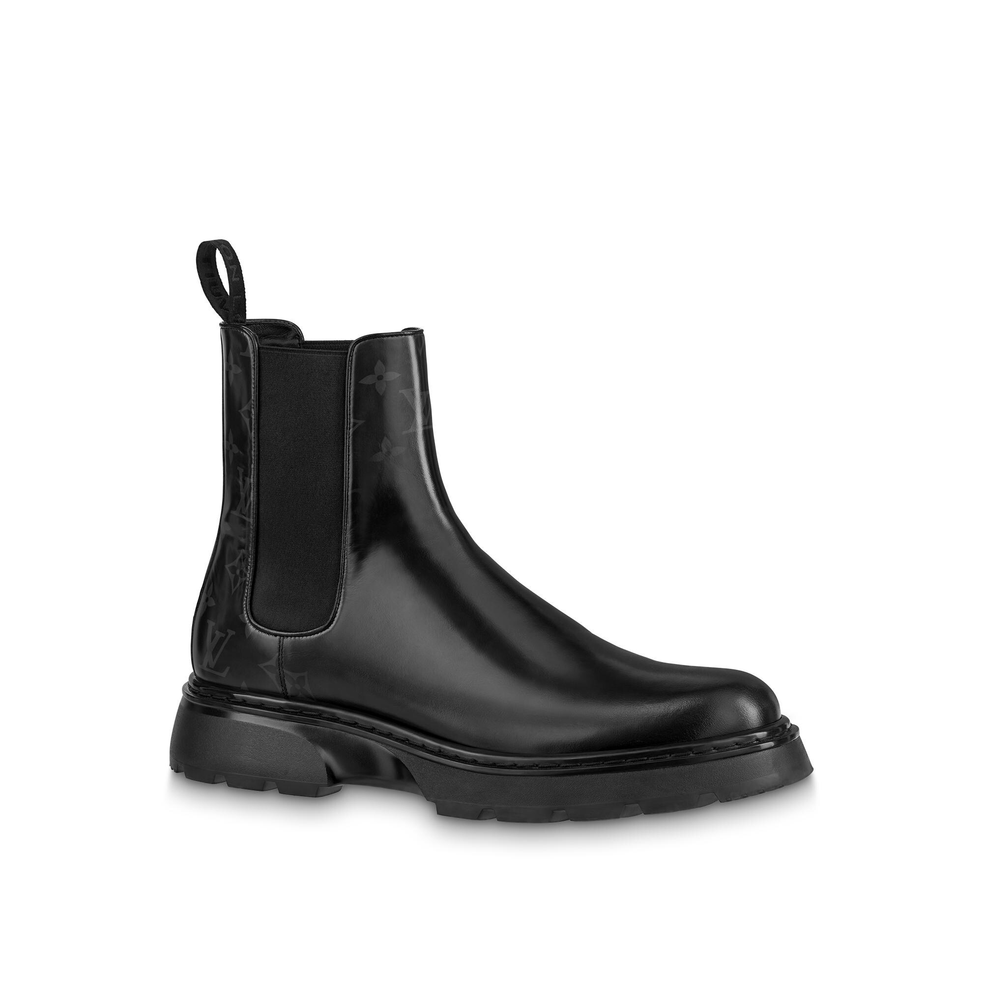 Bottine Chelsea LV Bold Noir - HOMME - Souliers | LOUIS VUITTON ®