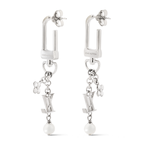 S00 Bijoux Fantaisie Boucles d’oreilles Boucles d'oreilles LV Iconic Hook | Louis Vuitton ® (Zoom produit)
