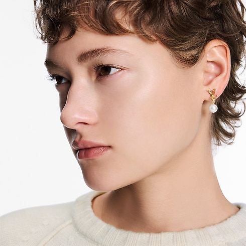 S00 Bijoux Fantaisie Boucles d’oreilles Boucles d'oreilles LV Iconic Louisa | Louis Vuitton ® (Zoom produit)