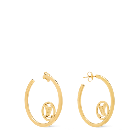 S00 Bijoux Fantaisie Boucles d’oreilles Boucles d'oreilles LV Loop | Louis Vuitton ® (Zoom produit)