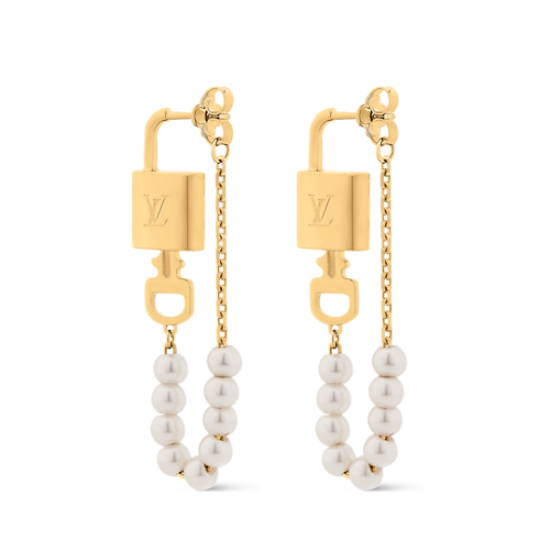 S00 Bijoux Fantaisie Boucles d’oreilles Boucles d'oreilles Pearlock | Louis Vuitton ® (Zoom produit)