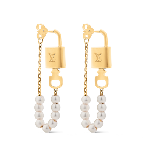 S00 Bijoux Fantaisie Boucles d’oreilles Boucles d'oreilles Pearlock | Louis Vuitton ® (Zoom produit)