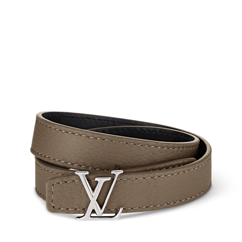Bracelet en cuir LV Atelier vue de face