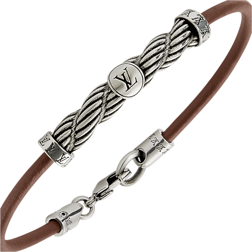 Other Leathers Accessoires Tout Accessoires Bracelet en cuir LV Braids | Louis Vuitton ® (Zoom produit)