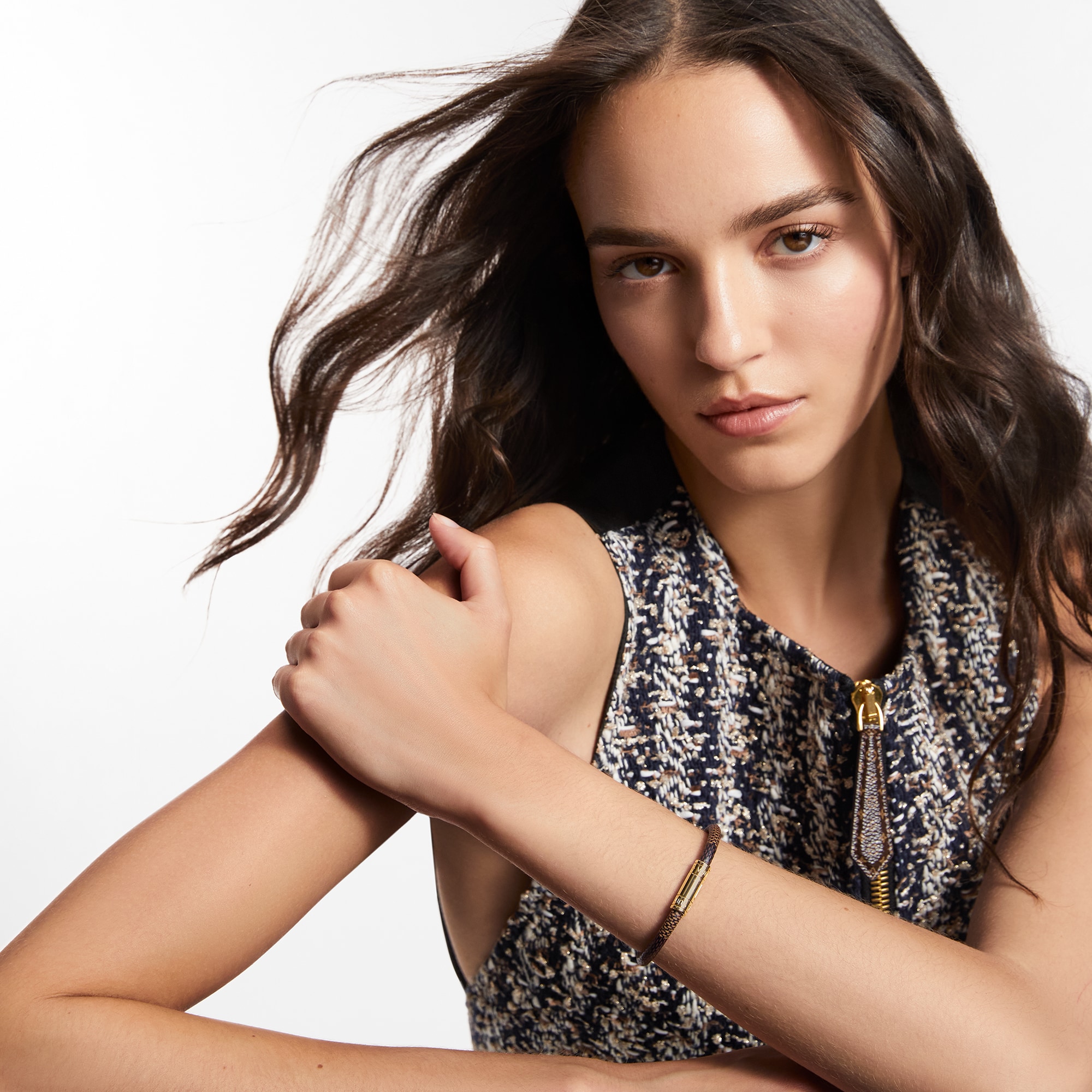 Damier Ebène Accessoires Nouveau Cette Saison Bracelet Keep It | Louis Vuitton ® (Zoom produit)