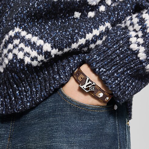 Bijoux Fantaisie Bracelets Bracelet LV Flower Damier Phriendship réversible | Louis Vuitton ® (Zoom produit)