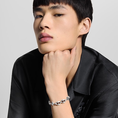 S00 Bijoux Fantaisie Bracelets Bracelet LV Sailor Medium | Louis Vuitton ® (Zoom produit)