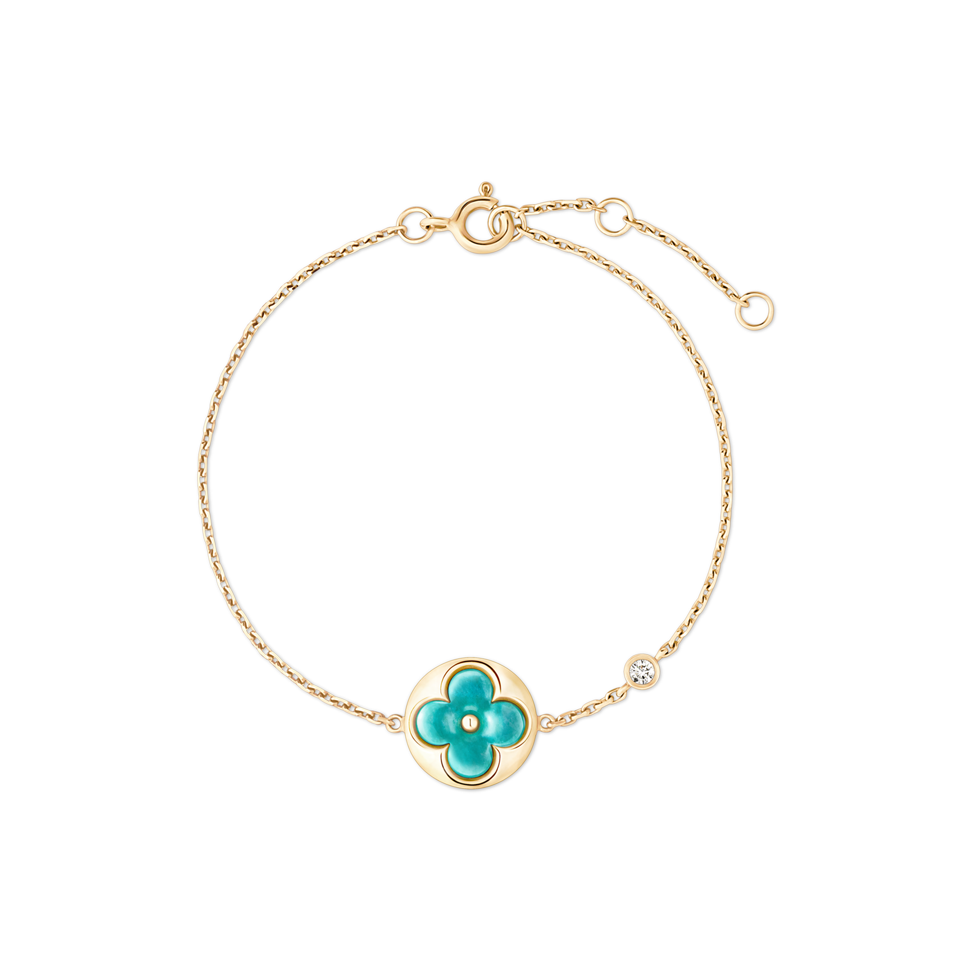  Catégories Bracelets Bracelet Sun Color Blossom BB, or jaune, amazonite et diamant | Louis Vuitton ® (Zoom produit)