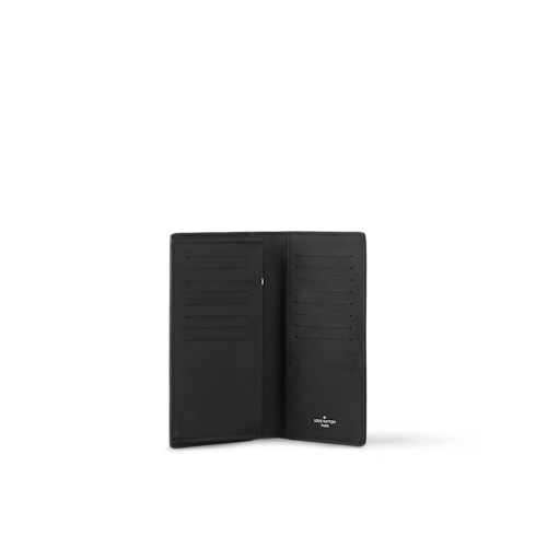 Taiga Leather Personalization Leather Goods } Brazza Wallet | Louis Vuitton ® (Product zoom)