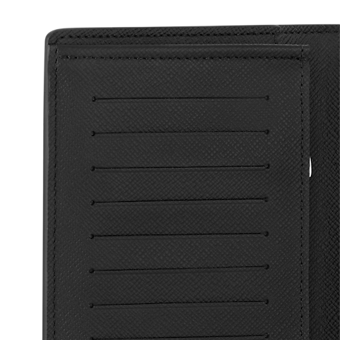 Taiga Leather Personalization Leather Goods } Brazza Wallet | Louis Vuitton ® (Product zoom)