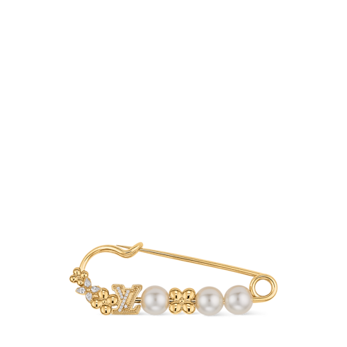 S00 Bijoux Fantaisie Tous les Bijoux Fantaisie Broche LV Sparkling Pearls | Louis Vuitton ® (Zoom produit)
