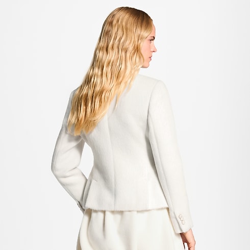 Ready-to-Wear Coats and Jackets Brushed Fitted Jacket | Louis Vuitton ® (Product zoom)