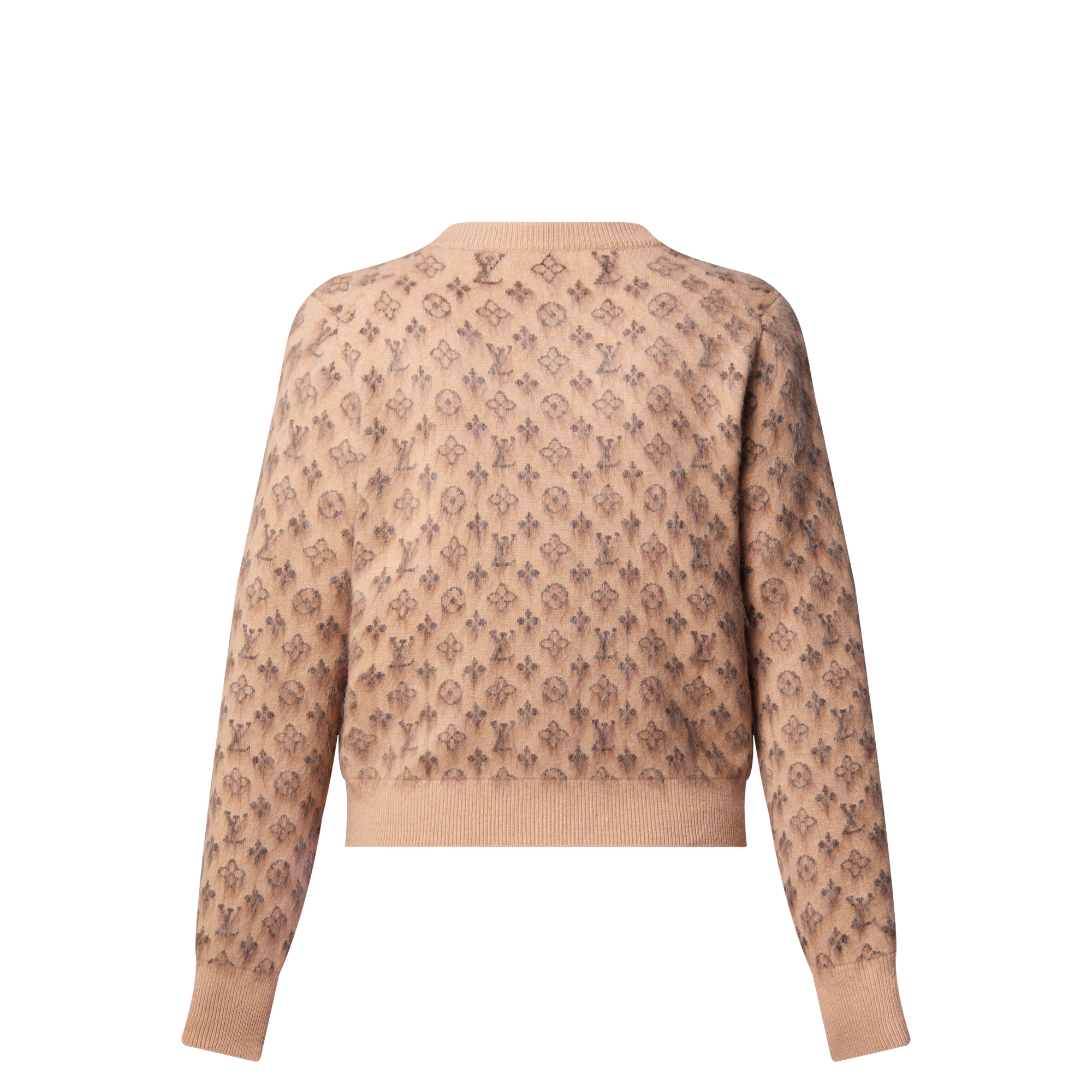  Ready-to-Wear Knitwear Brushed Monogram Cardigan | Louis Vuitton ® (Product zoom)