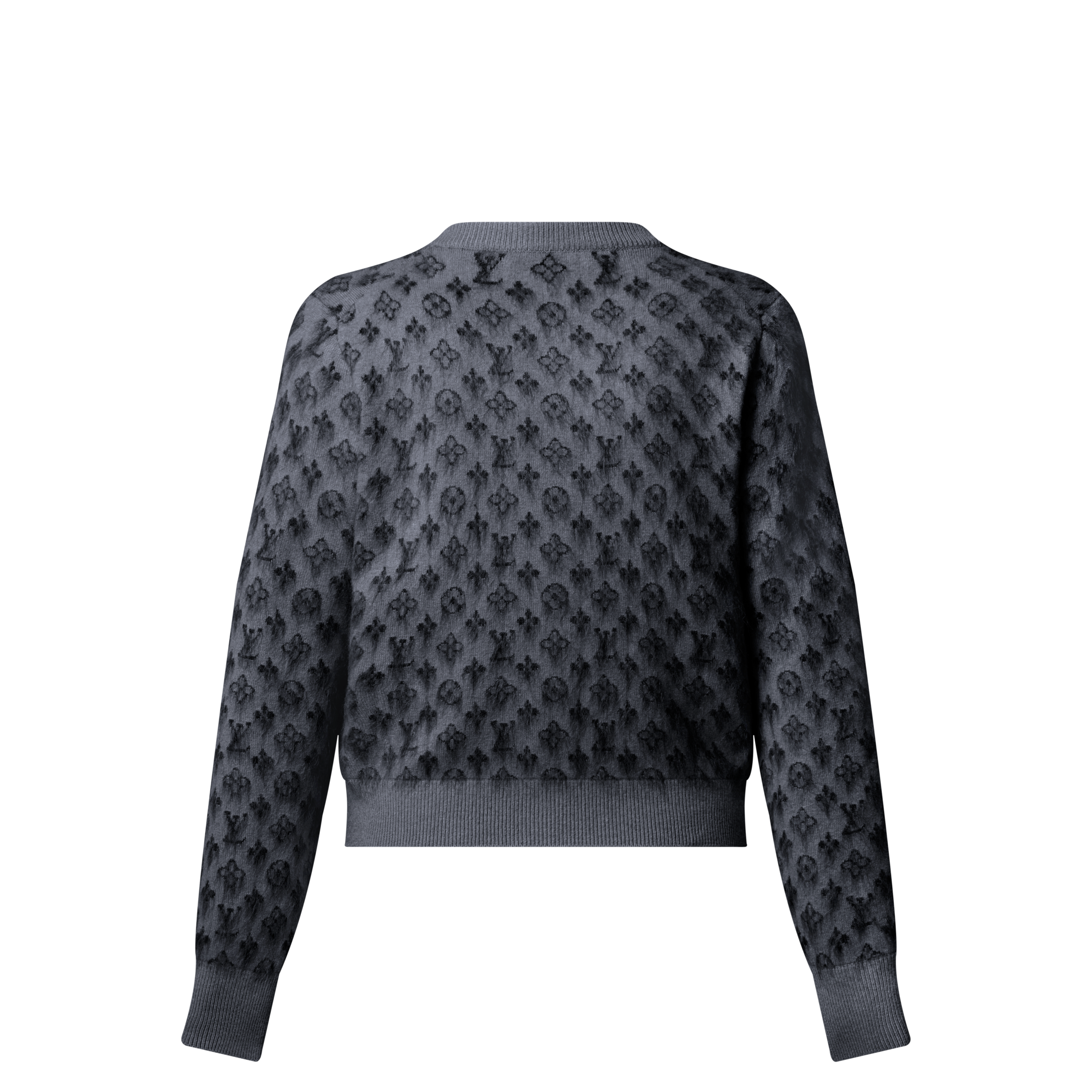  Ready-to-Wear Knitwear Brushed Monogram Cardigan | Louis Vuitton ® (Product zoom)