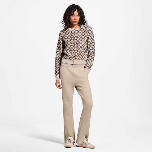 Ready-to-Wear Knitwear Brushed Monogram Cardigan | Louis Vuitton ® (Product zoom)