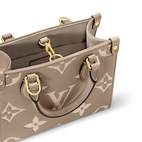 Cuir Monogram Empreinte Bicolore Sacs à Main All Collections Cabas OnTheGo BB | Louis Vuitton ® (Zoom produit)