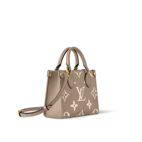 Cuir Monogram Empreinte Bicolore Sacs à Main All Collections Cabas OnTheGo BB | Louis Vuitton ® (Zoom produit)