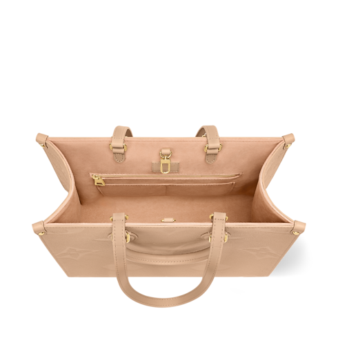 Cuir Monogram Empreinte Cadeaux Fete des Meres } Cabas OnTheGo MM | Louis Vuitton ® (Zoom produit)