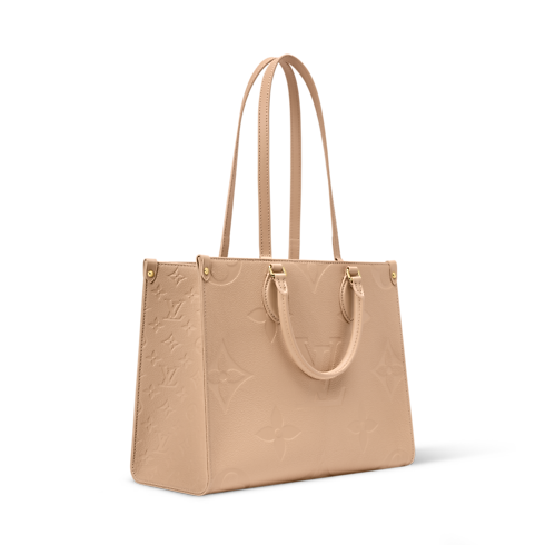 Cuir Monogram Empreinte Cadeaux Fete des Meres } Cabas OnTheGo MM | Louis Vuitton ® (Zoom produit)