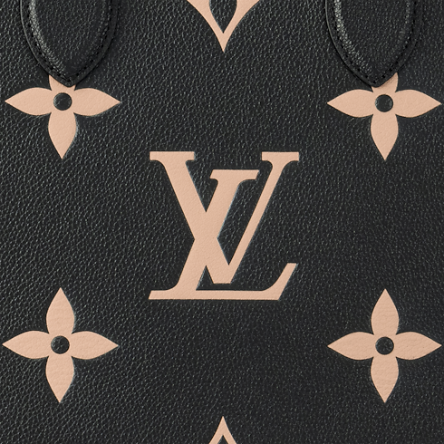 Cuir Monogram Empreinte Bicolore Sacs à Main All Collections Cabas Onthego MM | Louis Vuitton ® (Zoom produit)