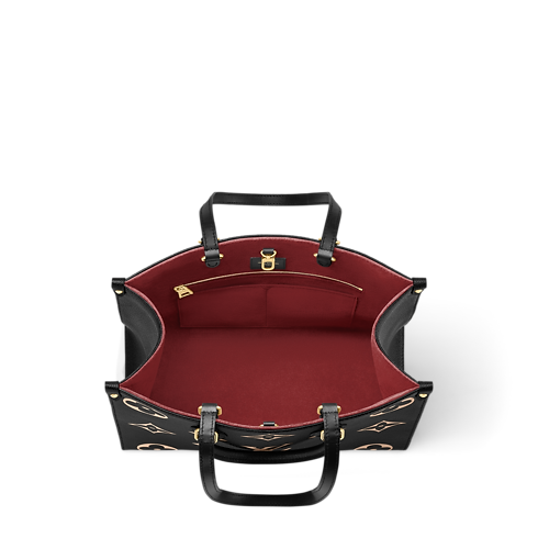Cuir Monogram Empreinte Bicolore Sacs à Main All Collections Cabas Onthego MM | Louis Vuitton ® (Zoom produit)