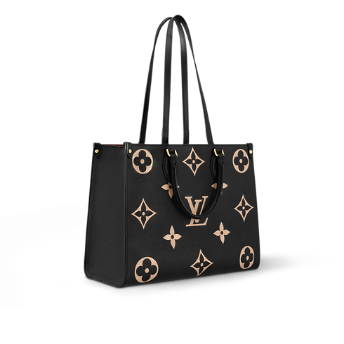 Cuir Monogram Empreinte Bicolore Sacs à Main All Collections Cabas Onthego MM | Louis Vuitton ® (Zoom produit)