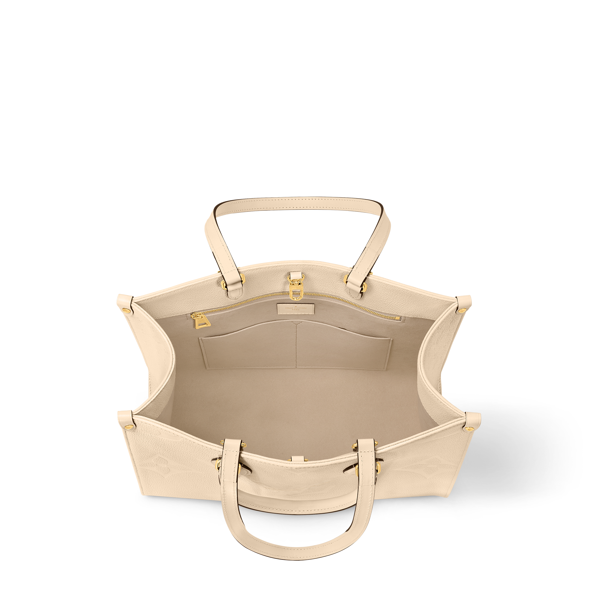 Cuir Monogram Empreinte Sacs à Main All Collections Cabas OnTheGo MM | Louis Vuitton ® (Zoom produit)